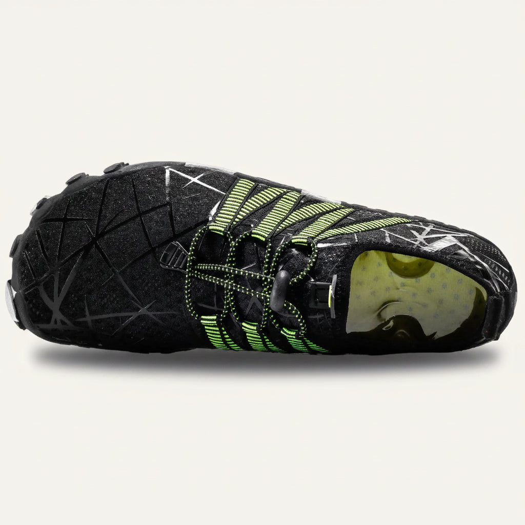 WaveCraft barfota vattenskor vuxna svart – sulavy med halkfri sula och flexibel passform | footflow