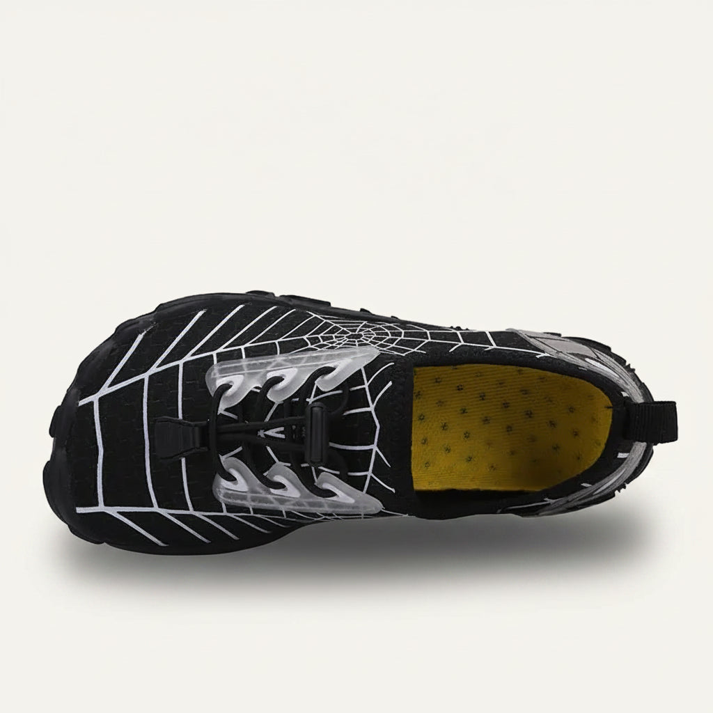StormSpider vattenskor svart/grå – snabbtorkande design | footflow